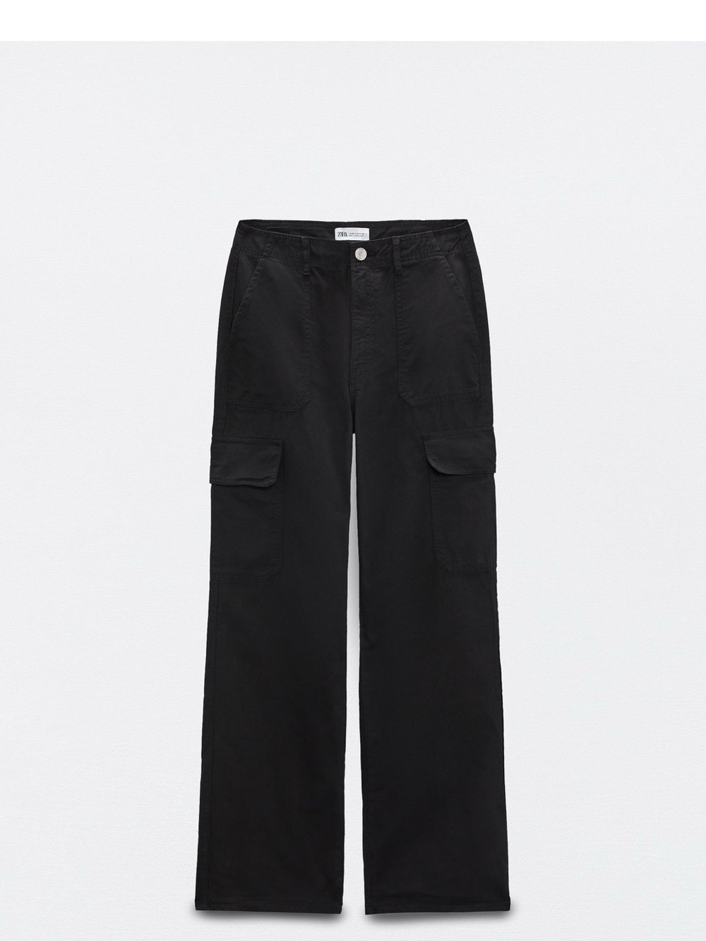 ZARA TRF straight leg cargos